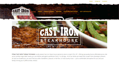 Desktop Screenshot of castironsteak.com